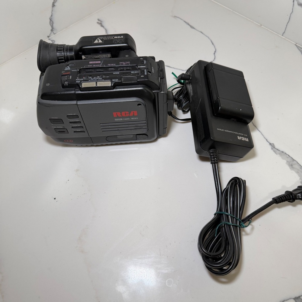 RCA CC180 VHS-C Camcorder Video Camera Charger Powers On Battery Dead